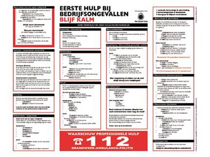 EHBO plaat
