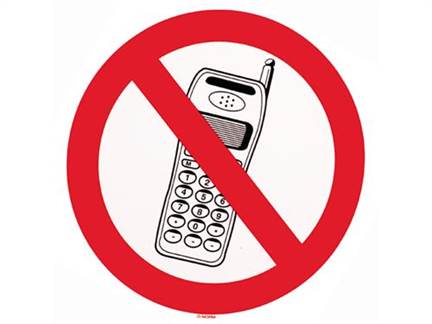 Telefoneren verboden