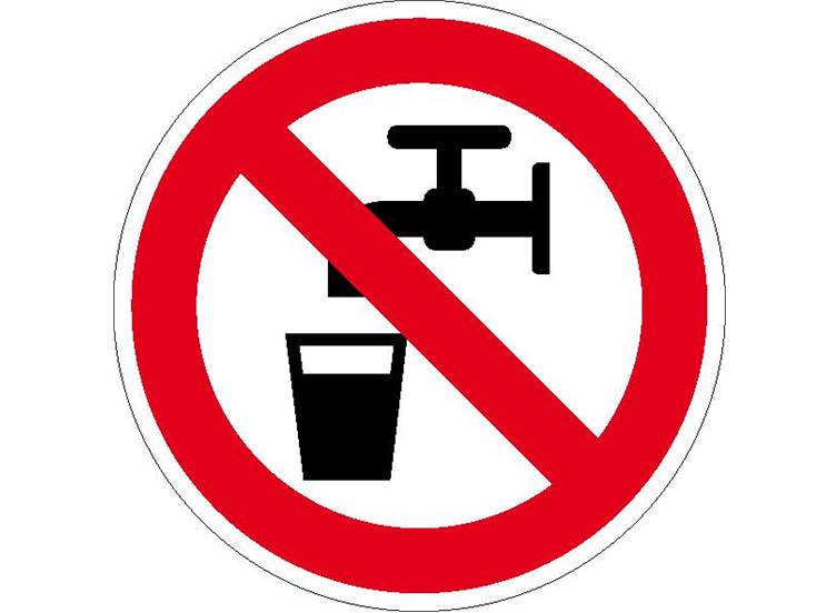 Geen drinkwater