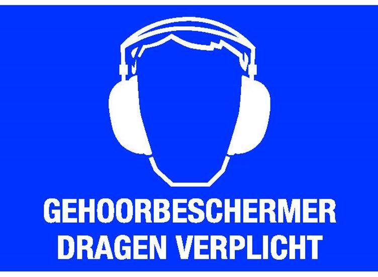 Gehoorbescherming verplicht