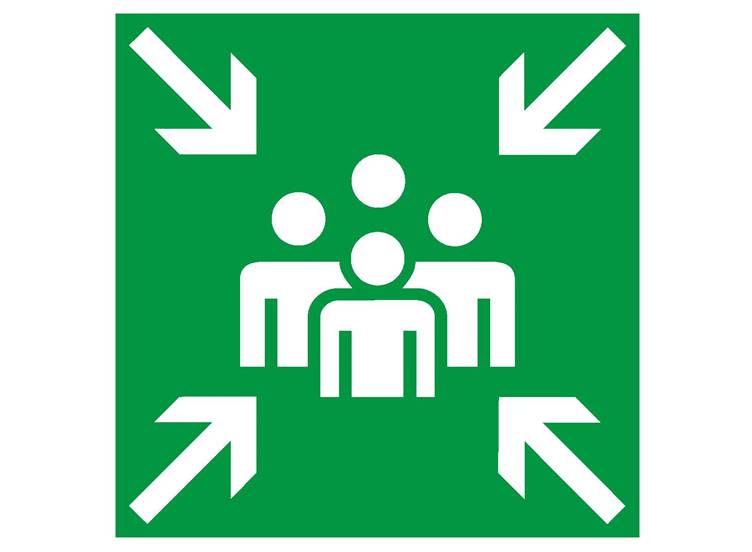 Verzamelplaats symbool