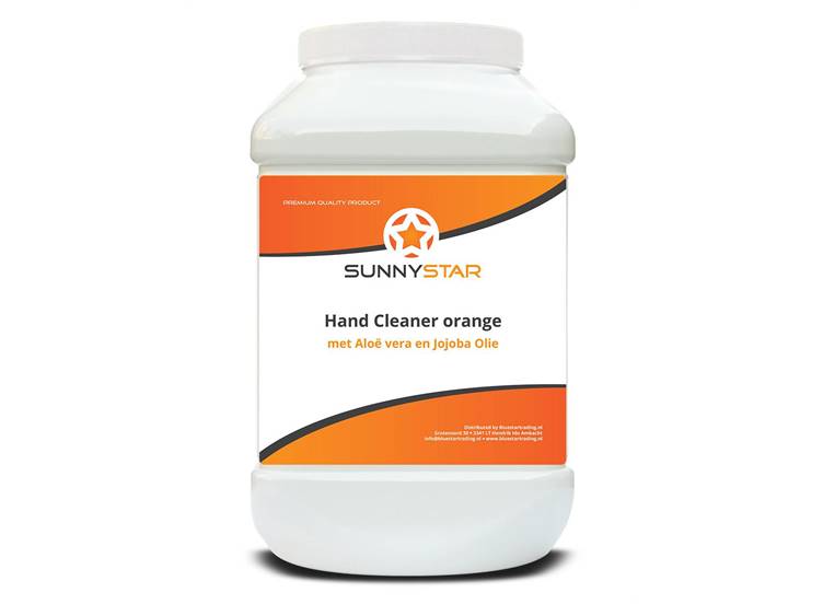 Hand cleaner orange