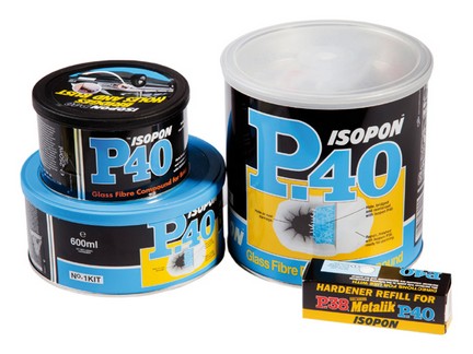 Isopon glasvezel-polyesterplamuur P40