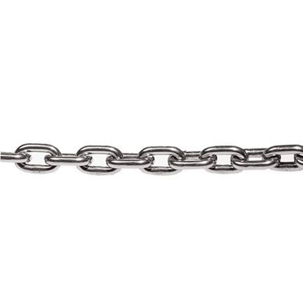 Ketting korte schalm; RVS-316
