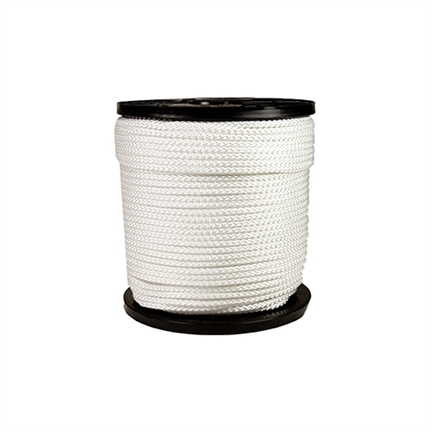 Nylon gevlochten, rollen 200 meter
