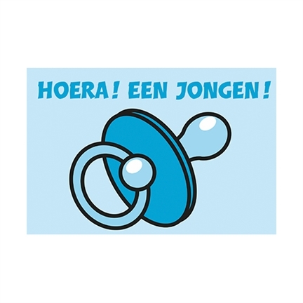 Hoera een jongen